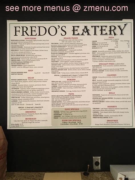 jpeg kitchen 2. . Fredos bakersfield menu